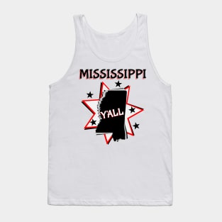 Mississippi State Pride Y'all Tank Top